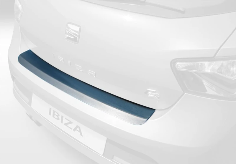 RGM ABS Rear bumper protector compatible with Hyundai Ioniq Hybrid 10/2016- Silver