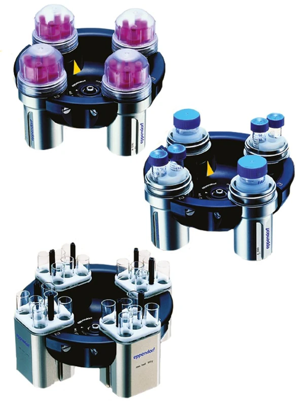 Eppendorf 5702713007 Adaptor for 4 Round Base Containers 90 ml Rectangular Cups 4 x 20 ml Each - Image 1