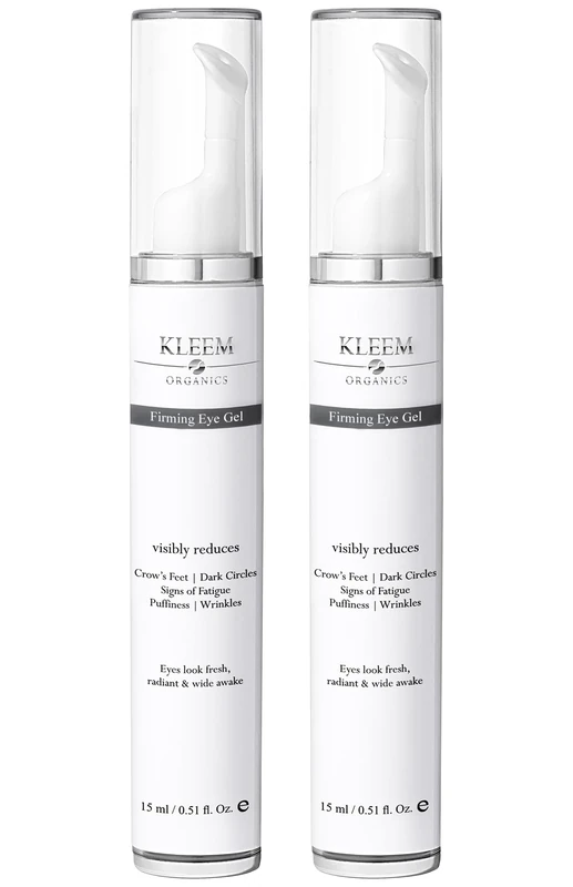 Dual Action Eye Cream Set – Anti-Ageing & Hydrating Eye Gel for Dark Circles, Puffiness & Fine Lines – Vegan, Fragrance-Free Eye Treatment with Hyaluronic Acid & Peptides – 2x15ml