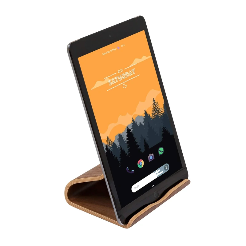 TerraTec 219731 Real Wood Smartphone and Tablet Stand
