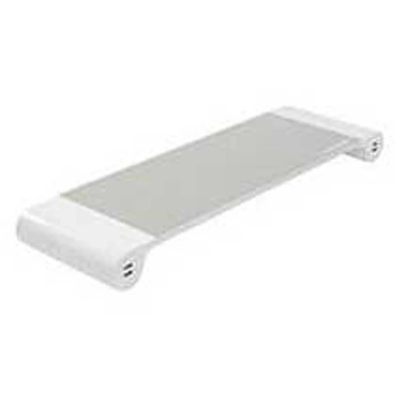 TerraTec Spacebar Desk Monitor Stand with 4 USB Ports Charging Ports, Ergonomic Screen Stand, Screen Raiser - Image 1