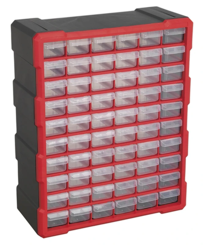 Sealey Apdc60R Cabinet Box 60 Drawer - Red/Black
