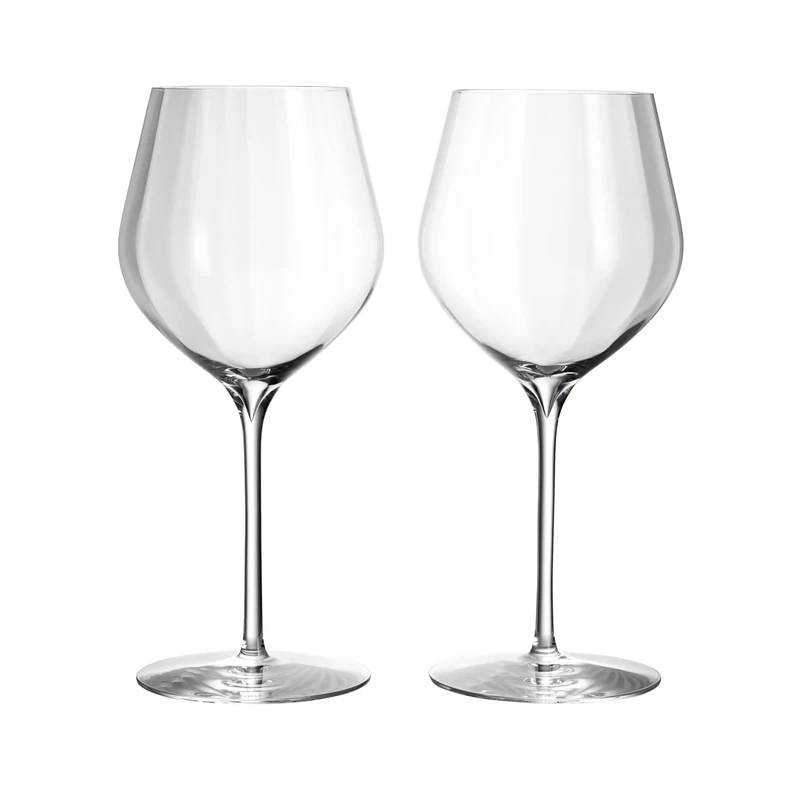Waterford Elegance Big Red Optic Set of 2