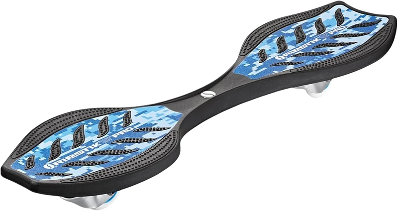 Razor RipStik Ripster Air Pro Waveboard - Compact Lightweight Caster Board for Ages 8+, Supports Riders Up To 100KG (220Lbs), Special Edition Camo Blue