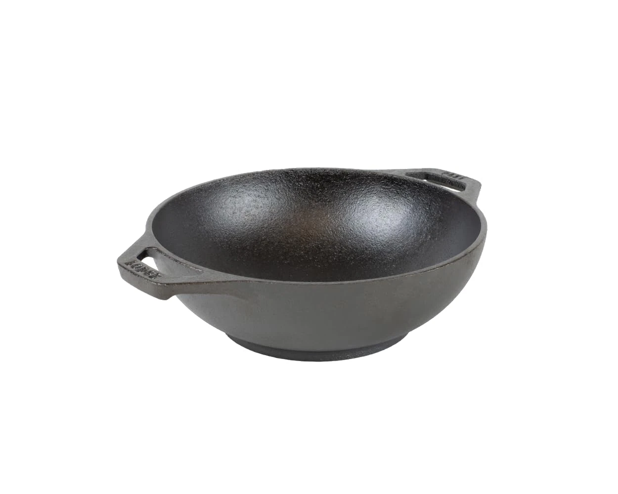 Lodge Cast Iron Wok, Black, 9-Inch