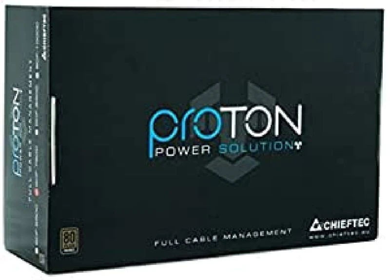 Chieftec BDF-1000C 1000 W ATX 12 V 2.3 PSII 80 Plus Bronze Active PFC Power Supply Unit - Black - Image 1