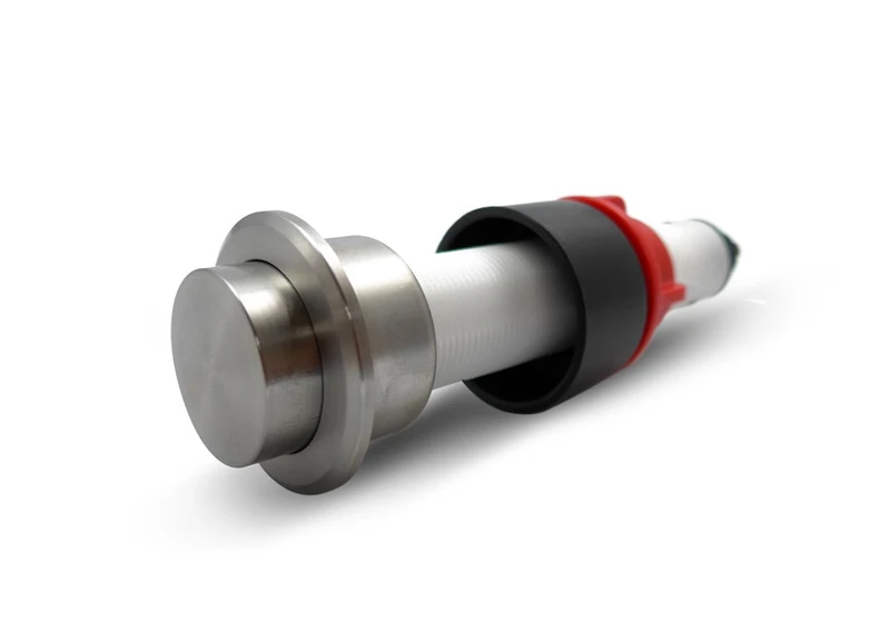 Franke et Rotondo 133.0391.835 Stainless Steel with Integrated Clicker/Pezzo by Ricambio/Valve Knob