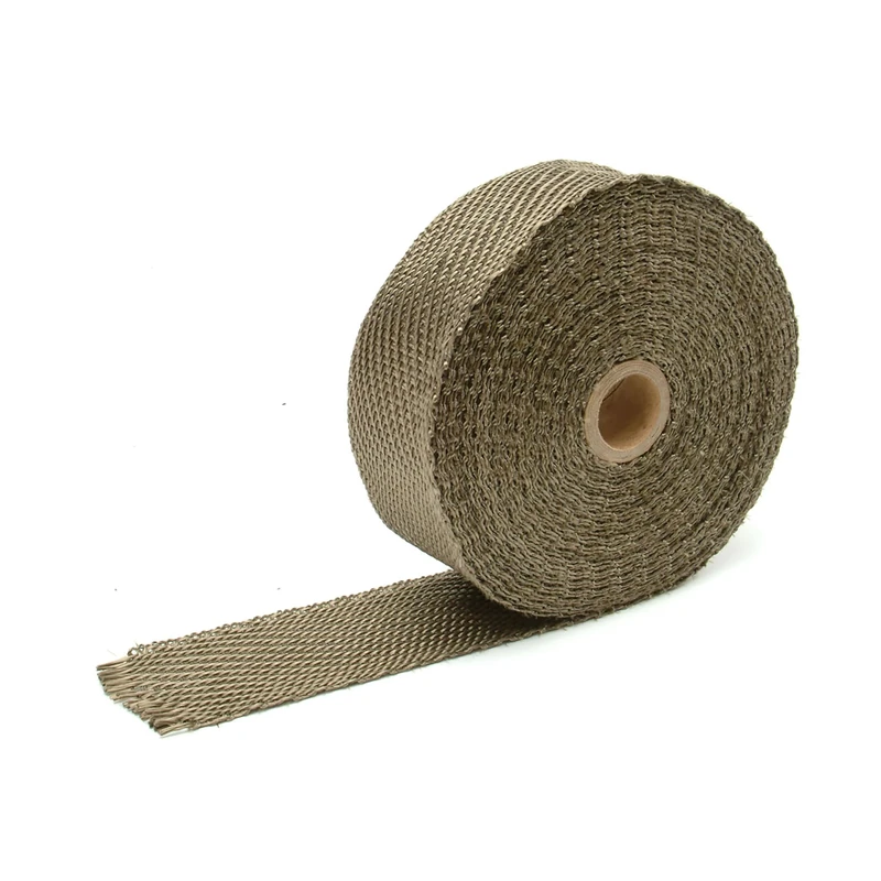 Design Engineering 10098 Titanium 2" x 50' Exhaust Heat Wrap Kit with LR Technology