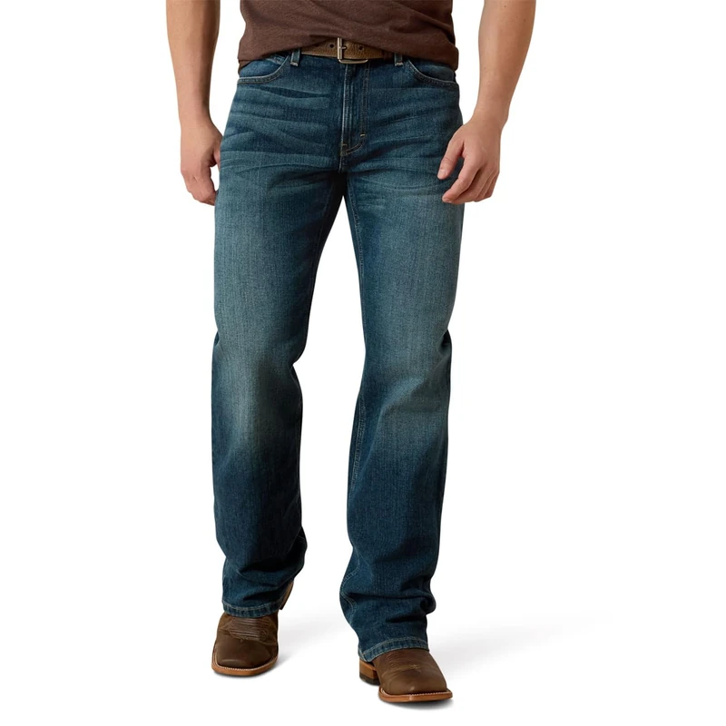 ARIAT Men's M4 Low Rise Stretch Legacy Boot Cut Jean, Stretch Kiroy, 32W x 38L