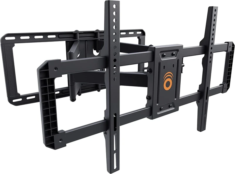 ECHOGEAR Full Motion TV Wall Mount for Big TVs Up to 86" TVs - Smooth Swivel, Tilt, & Extension - Universal Design Works with Samsung, Vizio, TCL & More - Includes Drilling Template - EGLF2