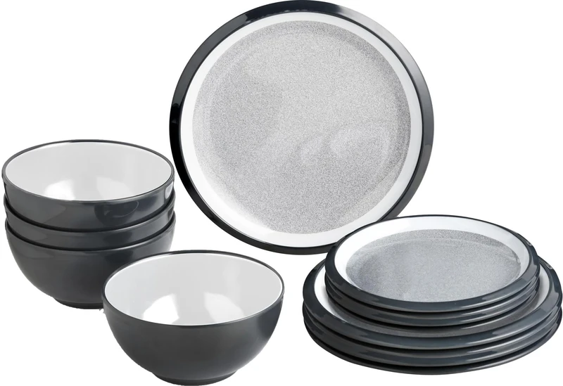 BRUNNER Granyte 12-Piece Crockery Set