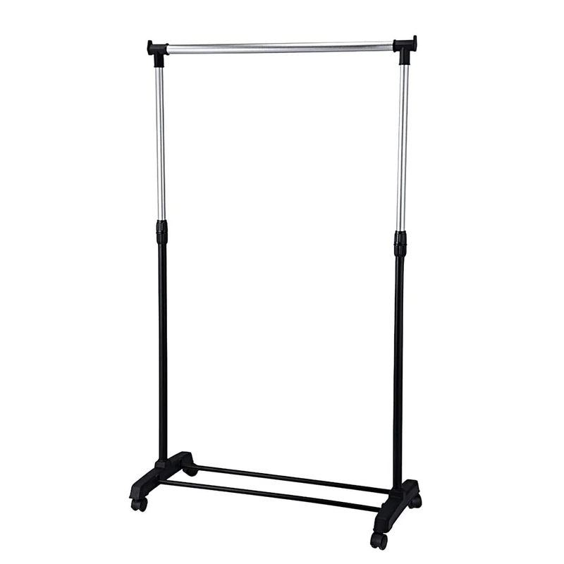 MAURER Portable Coat Rack With Wheels 85x41x170cm
