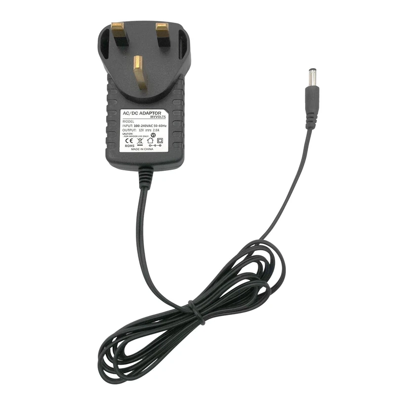 myVolts 12V power supply adaptor compatible with JBL YJS020F-1201500D PSU part - UK plug