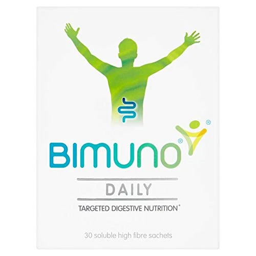 BIMUNO Daily Prebiotic Fibre Supplement – Supports Gut Health with Soluble GOS | Tasteless Powder for Digestive Balance | Vegetarian, Halal | 1-Month Pack