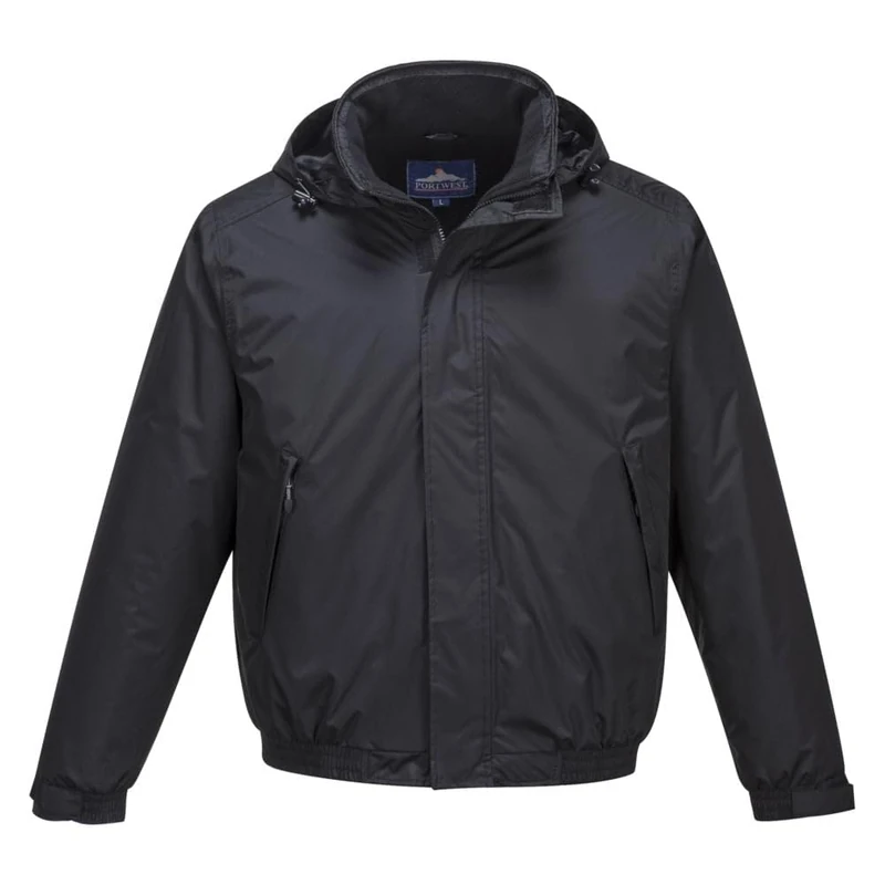 Portwest Calais Bomber Jacket, Size: XXL, Colour: Black, S503BKRXXL - Image 1