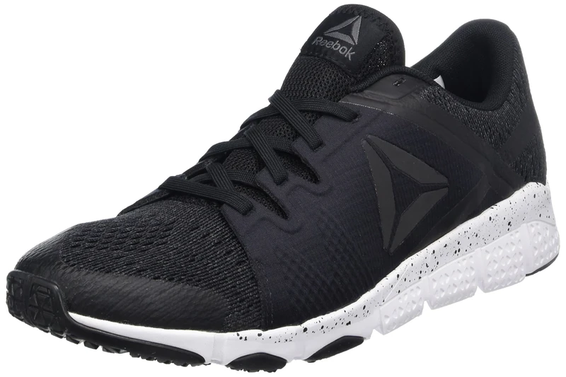 Reebok Men's Trainflex DTD Fitness Shoes, Black White Ash Grey, 7.5 UK - Image 1
