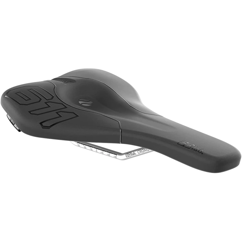 SQlab 611 Ergowave CrMo MTB Tech & Trail Bicycle Saddle 12 cm - Image 1