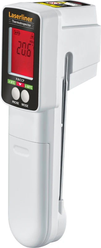Laserliner thermoinspector -60 – 350 °C Digital Food Thermometer Kitchen Thermometer – (AAA, 40 mm, 53 mm, 158 mm, 146 g) - Image 1
