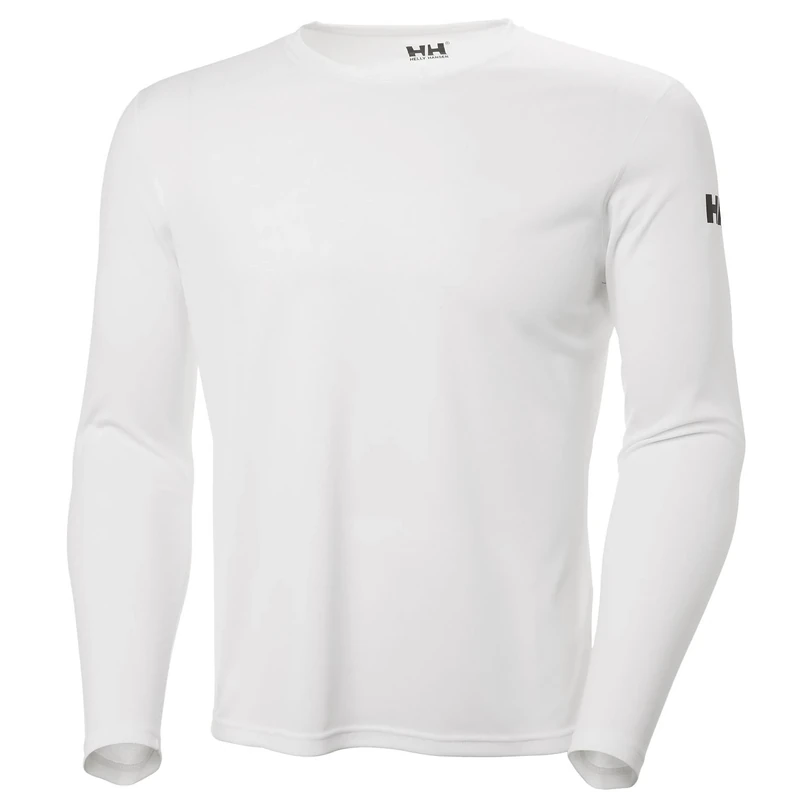 Helly Hansen Men's HH Tech Crew Ls, White, S
