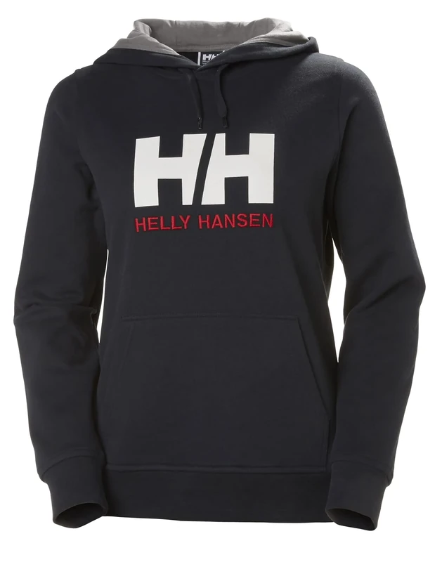 Helly Hansen Women's W HH Logo Hoodie, Navy, L