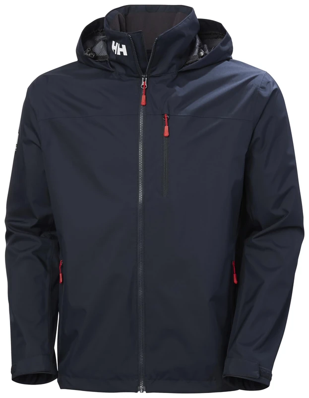 Helly Hansen Men's Crew Hooded Midlayer Jacket, Navy, 4XL