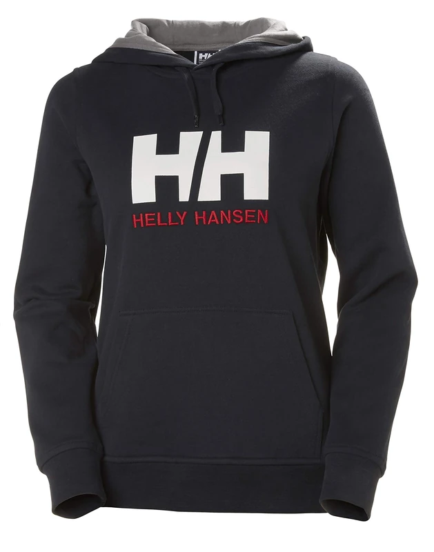 Helly Hansen Women's W HH Logo Hoodie, Navy, S