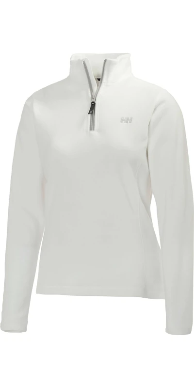 Helly Hansen Women's W Daybreaker 1/2 Zip Fleece, White, L