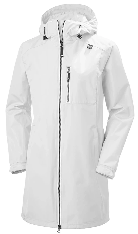 Helly Hansen Women's W Long Belfast Jacket, White, 5XL