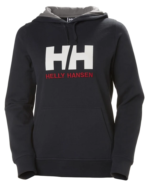 Helly Hansen Women's W HH Logo Hoodie, Navy, M