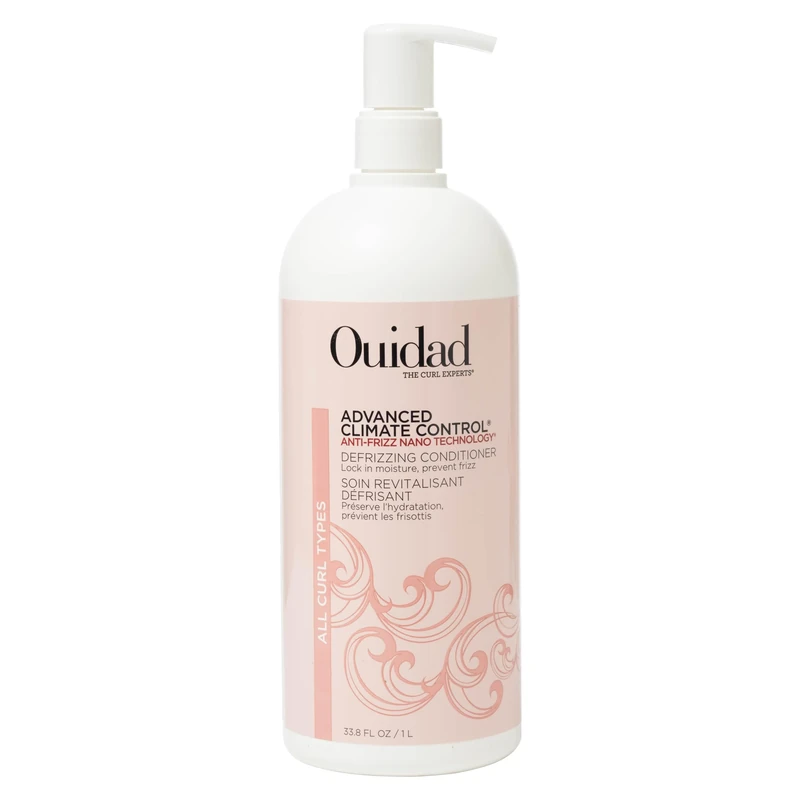 Ouidad Advanced Defrizzing Conditioner, Defines Curls, Hydrates Repairs and Nourishes 1L