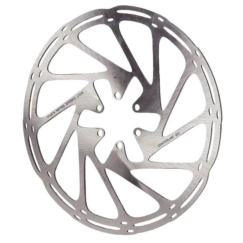 SRAM Rotor Centerline Rounded 200mm - Silver Brake Disc - Image 1
