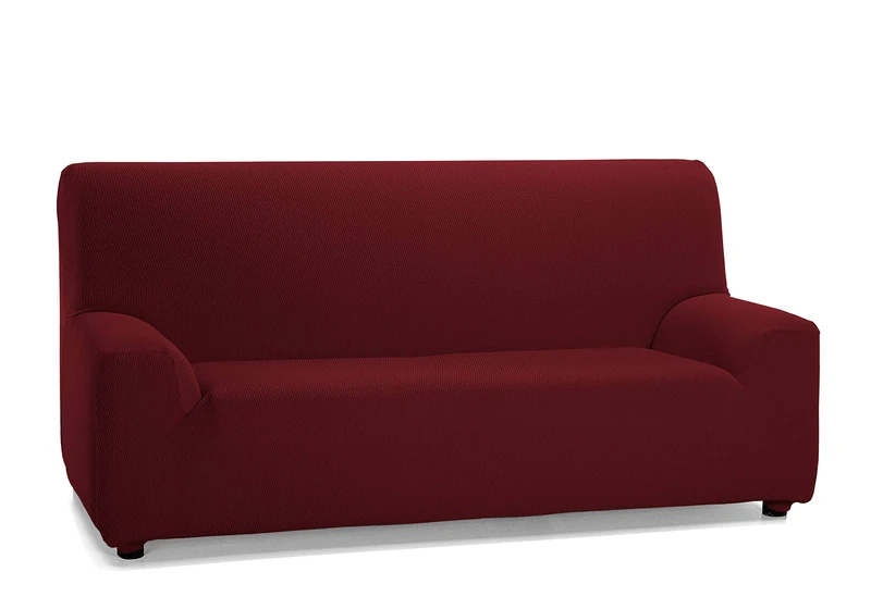 Martina Home - Elastic cover for Sofa 4 seats, model TUNEZ, Color Red, Measure from 240 to 270 cm
