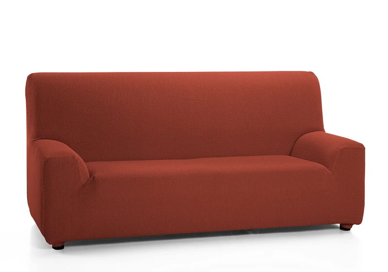 Martina Home - Elastic cover for 4 seater sofa, model TUNEZ, Color Red, Measure from 240 to 270 cm