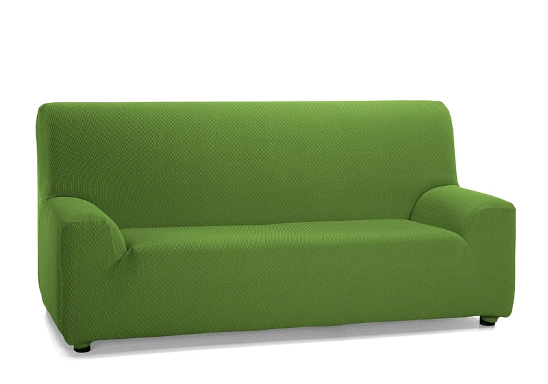 Martina Home - Elastic cover for 3 seater sofa, model TUNEZ, Color GREEN, Measure from 135 to 180cm