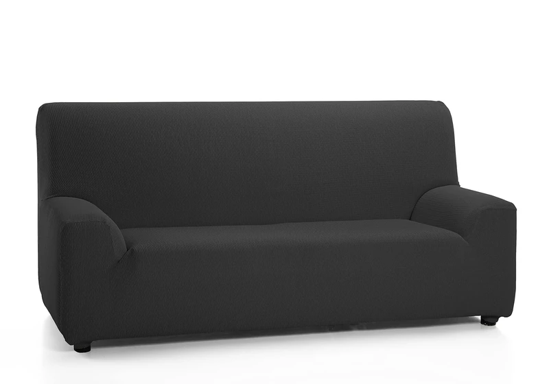 Martina Home - Elastic cover for 4-seater sofa, model TUNEZ, Color BLACK, Measure from 240 to 270 cm