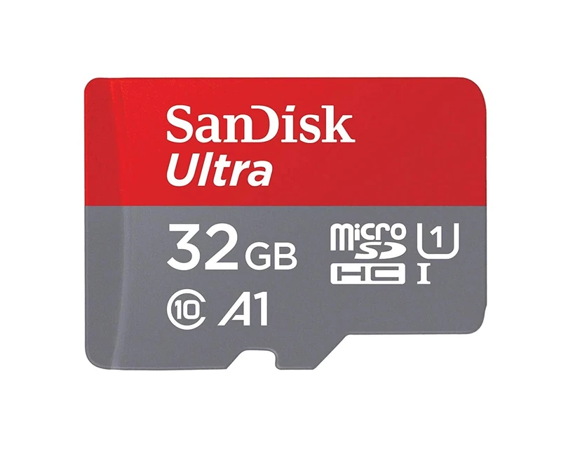 SanDisk Ultra 32GB microSDHC Memory Card + SD Adapter with A1 App Performance up to 98MB/s, Class 10, U1 - Amazon exclusive packaging
