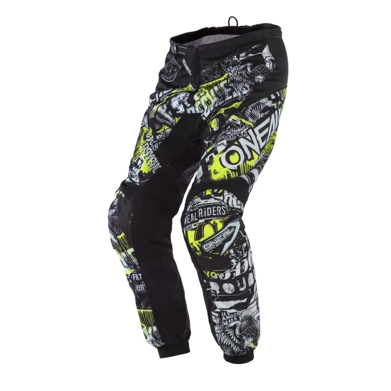 O'Neal 0108-826 Youth Element Attack Pant (Black/Hi-Viz, Size 12)