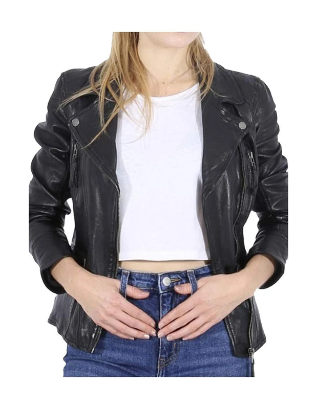 Oakwood Women's 60861 Jacket, Black-Black, 3XL