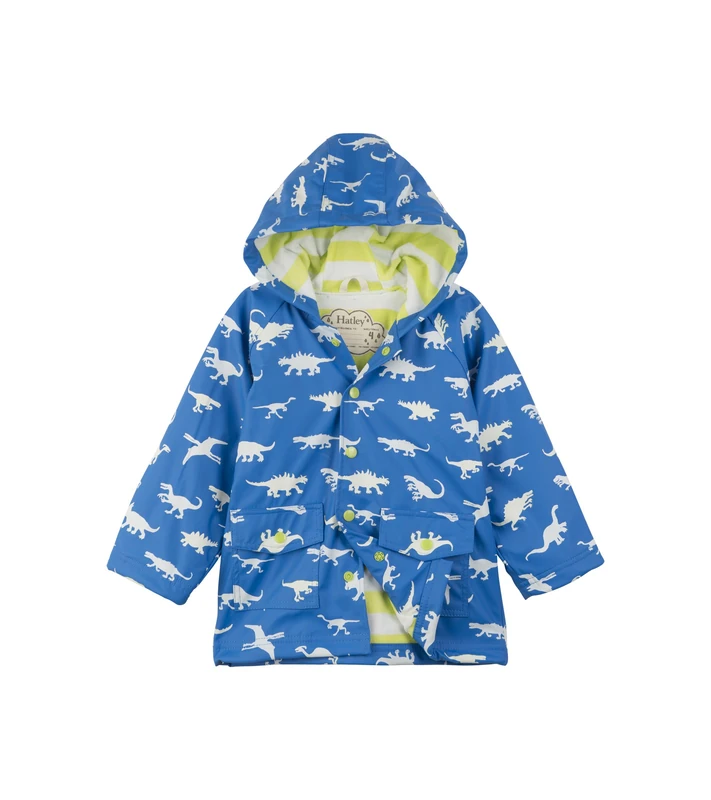 Hatley Boys Colour Changing Dinosaur Raincoat - Age 4 Years