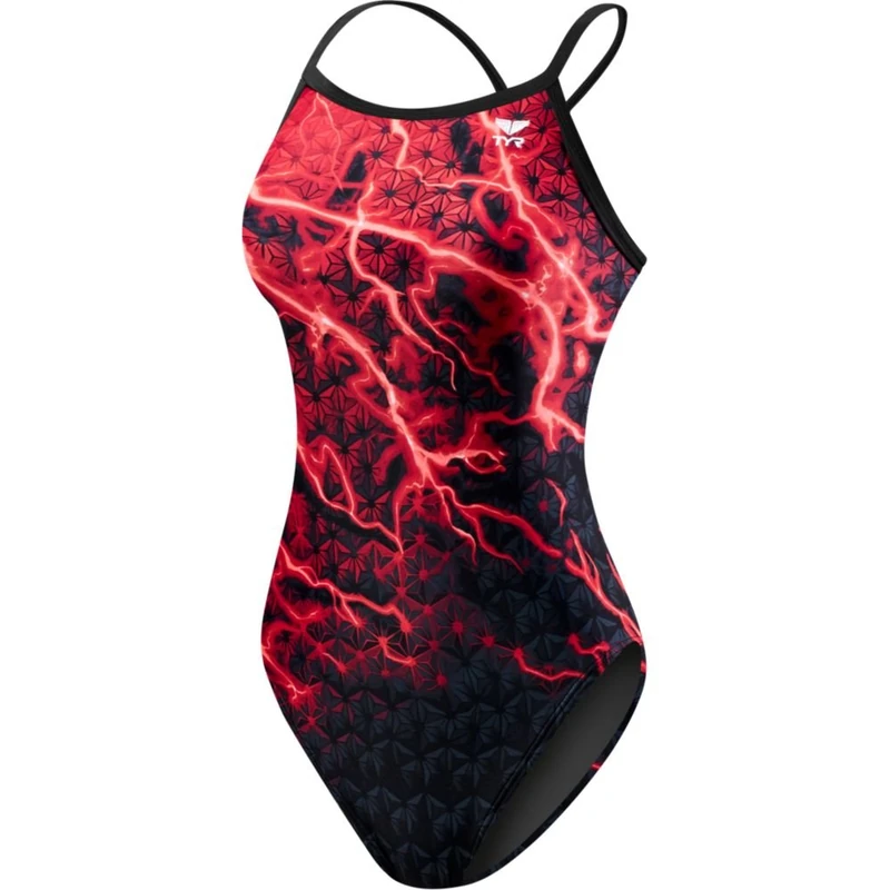TYR Illume Diamondfit Swimsuit Women's, women's, ILLUME DIAMONDFIT, red, XL - Image 1