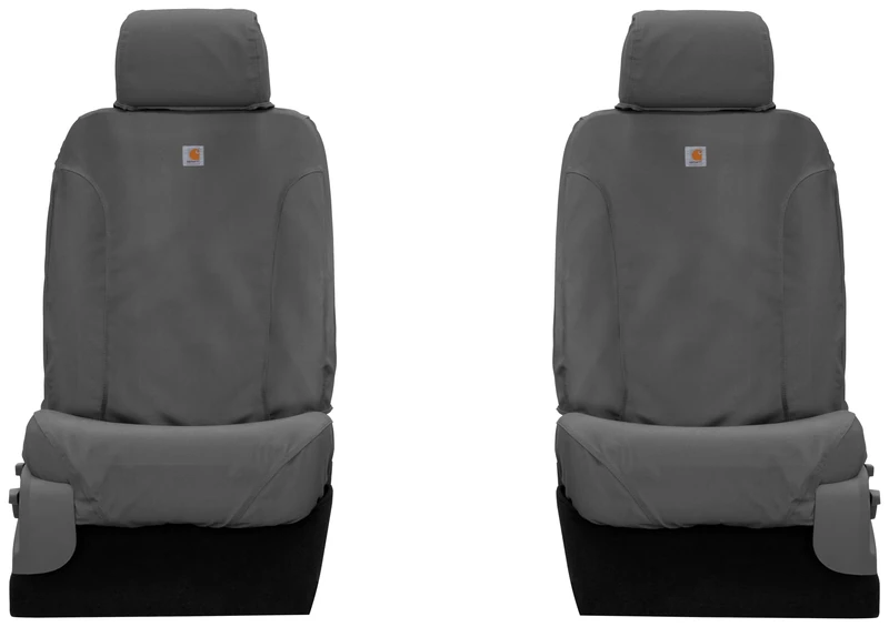 Covercraft SSC2518CAGY Carhartt SeatSaver Custom Seat Covers, Duck Weave Gravel