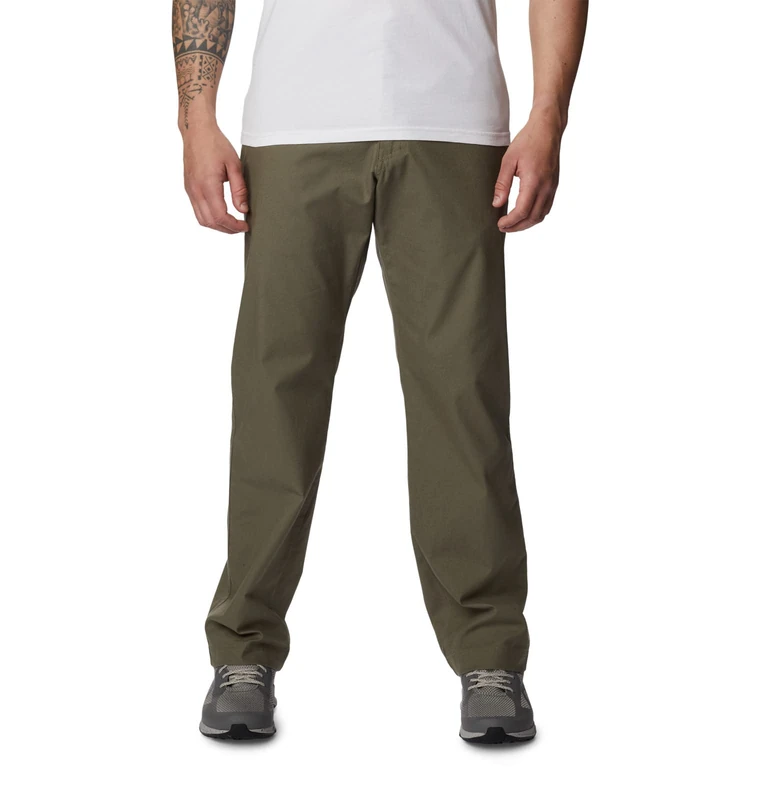 Columbia Mens Flex ROC Pant, Stone Green, 44W x 30L Big Tall