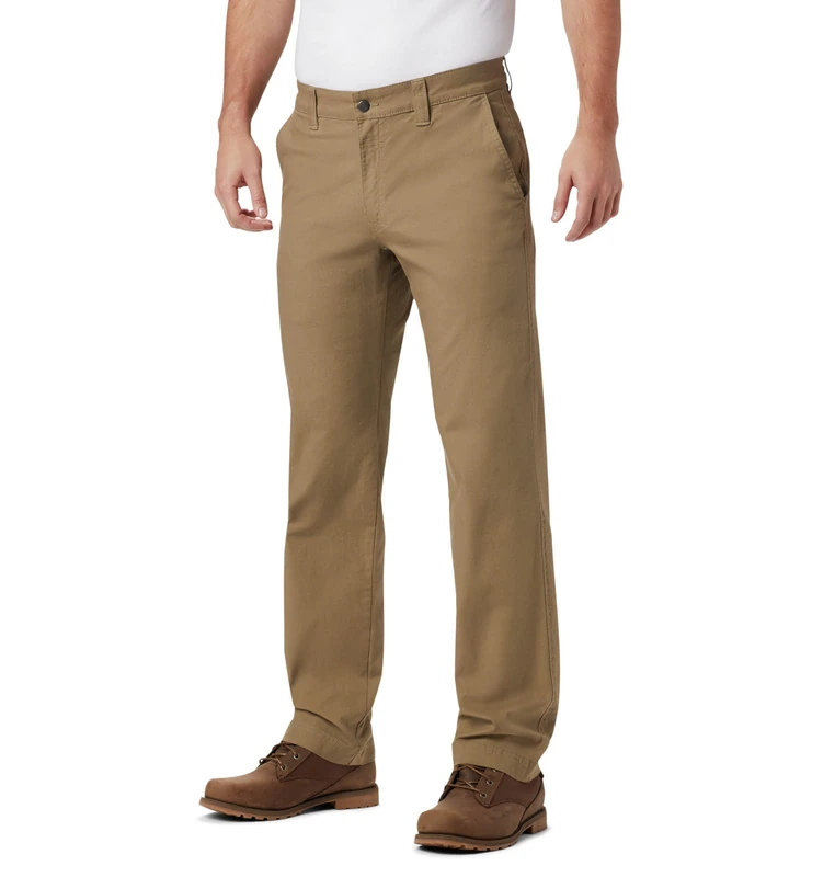 Columbia Men's Flex ROC Pant Hiking, Flax, 48W x 32L Big Tall