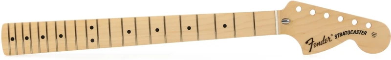 Fender Classic Series '70s Stratocaster® "U" Neck, 3-Bolt Mount, 21 Vintage-Style Frets, Maple Fingerboard