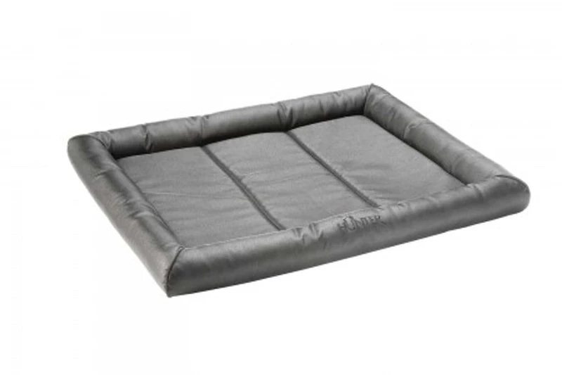 Hunter Vermont Heavy Duty Stain Resistant Polyester Padded Dog Mat, 70 x 50 cm, Grey