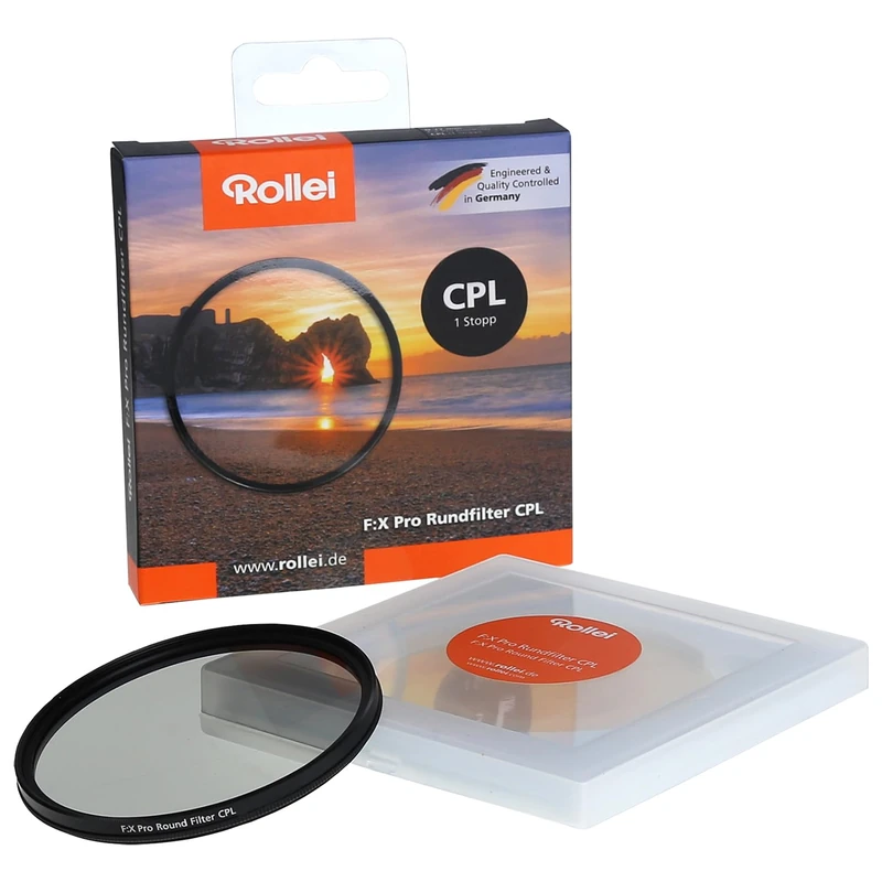 Rollei Extremium Round Filter ND8 Stopper 52 mm - Neutral gray filter (neutral density filter) with titanium ring of Gorilla glass with special coating - ND8 (3 stops / 0,9)