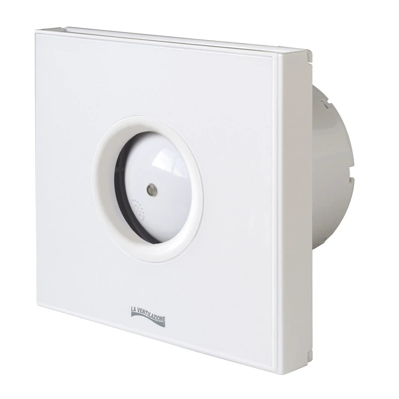 The Ventilation giotto10b Aspirator Twist Design Extra Flat, White, for Hole Diameter 100 mm/4 "