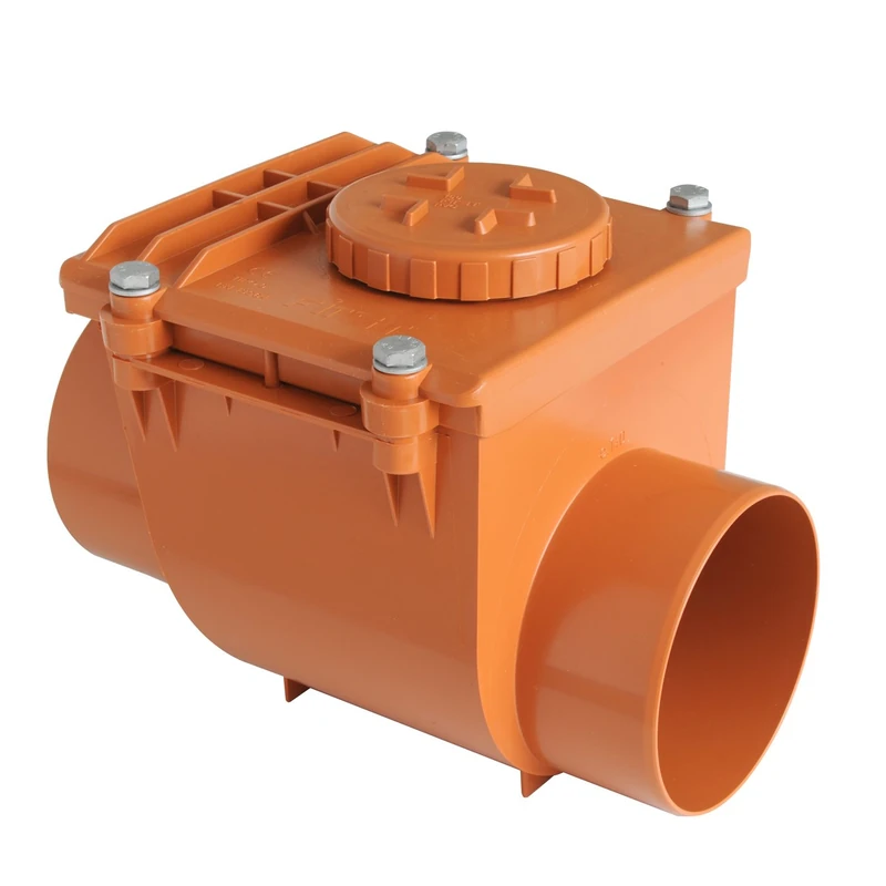First Plast nrc140 a Backflow Valve PVC to Gluing, Red, Diameter 140 mm