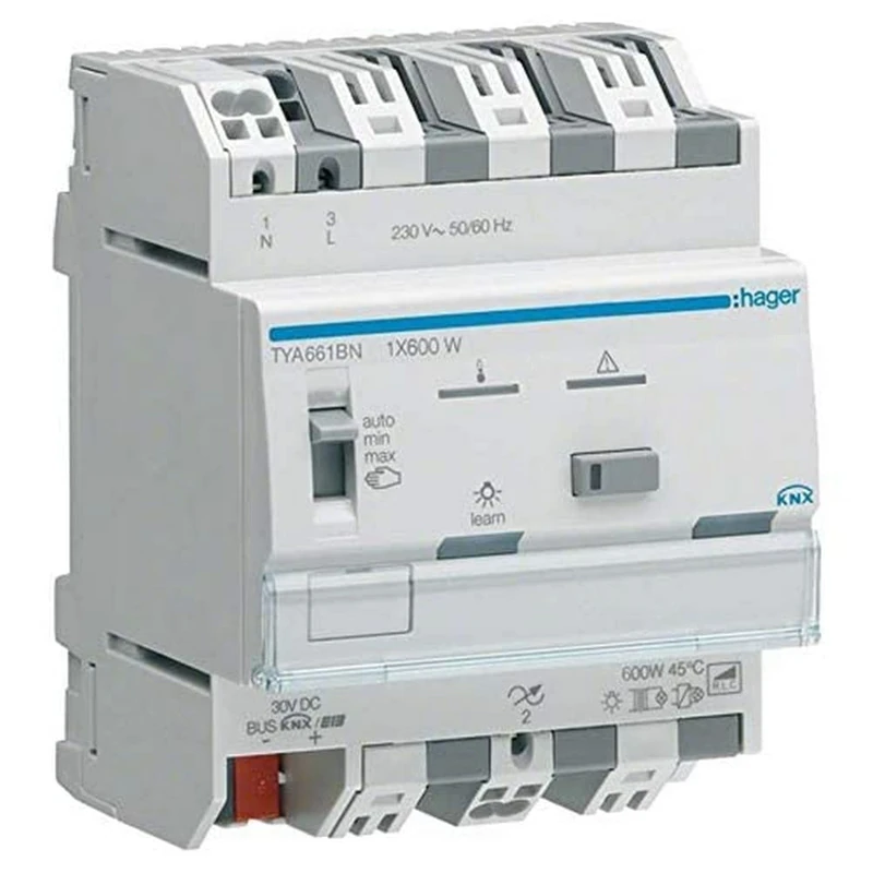 Hager TYA661BN 5-45°C IP20 Single Socket