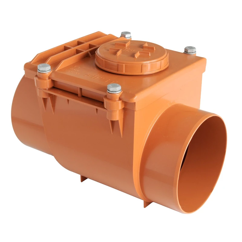 First Plast PVC nrc160 a Valve to Gluing, Red, Diameter 160 mm